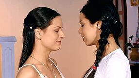 stare at two lesbian gals licking each other