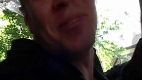 Brunette In Intense Threesome Action