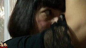 My wife gets ready to perform in our music clip, oh baby, I have something special for you