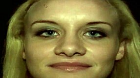 Super-hot blonde leah explores deep with her big tits and enjoys every moment