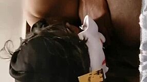 A big woman expresses her desire for oral attention in a casual setting