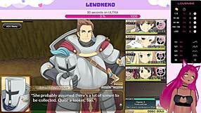 Vtuber Lewdneko Streams Evenicle Game Part 14