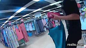 I seduced the luscious czech sweetie in the hypermarket and plowed her in pov.