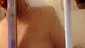 Shy milf showers and shaves her smooth big ass daily.