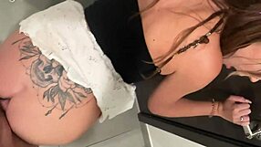 Teen girlfriend at the mall with Macy Meadows and Scott Stark