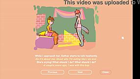 Odymos LGBT hentai game ep 7 explores consent in sexy gameplay