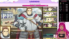 Vtuber Lewdneko Streams Evenicle Game Part 14