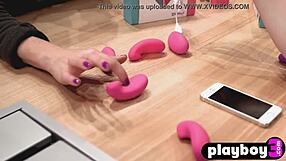 Sexy Blonde Big Ass Babe Experienced Amazing Sex Toy And Pleased Herself