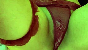 Homemade anal masturbation with natural tits