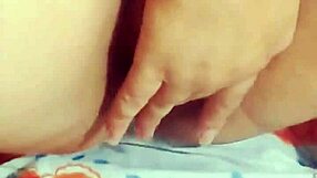 young asian student feels exposed showing pussy on webcam