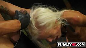 Extreme fetish bdsm fuck for teen halle von, bound and tied with toys