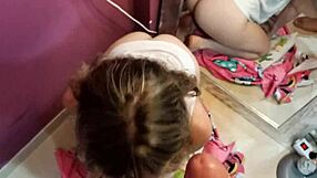 Preciosa Me Hace Una Mamada Hasta Llenarle Los Ojos De Semen