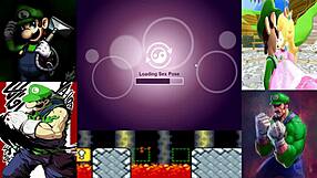 luigi fucks amanda fox thinking she's princess peach in bowser's castle