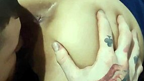 the russian girl gave me a delicious face fuck, spitting and deepthroat