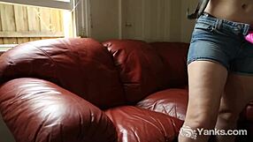 Yanks Minx Pandora Rubs Her Strapon for a Subtle, Sensual Climax.