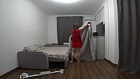 why is the cuckold watching his wife get fucked behind the mirror?