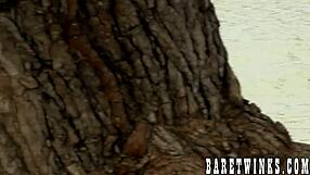 I watched a dark skinned homo get his tight asshole drilled hard and fast