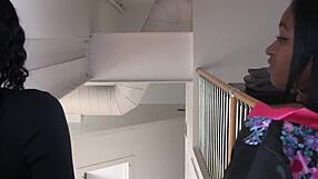 Kay Kush in interracial bondage session