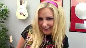 Rocker Natalie Blowjobs Dick Slut With Natural Tits