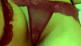 Homemade anal masturbation with natural tits