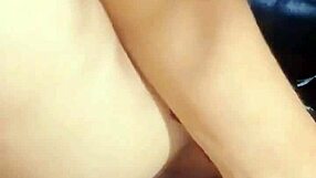 young asian student feels exposed showing pussy on webcam