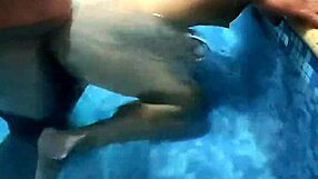 hombre maduro invites us to film at a pool with a horny mexican mature