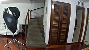 Nicole Romanoff Enters Ted's Mansion Naked