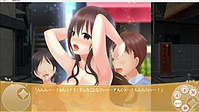 Magical exhibitionist college girl christhea humiliates with blowjob flashing in game part 12