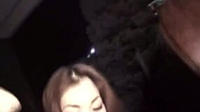 horny babe kissing in wild asian threesome blowjob action. damn, this group gets messy with hairy pussy!