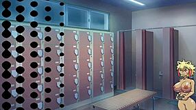 Playing the sex bed dolls game to raise two dolls