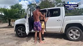 The Boss Vivi Capetinha Arrives At Her Farm And Gets Her Ass Fucked By Employee Vagninho