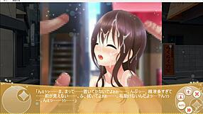 Magical exhibitionist college girl christhea humiliates with blowjob flashing in game part 12