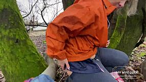 My Husband Pounds My Ass Outdoors by the River