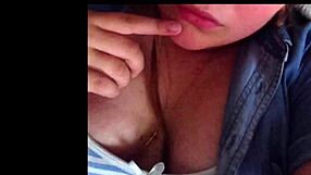 Sexy blonde teen with big tits contrasts her small frame enticingly. Entices with every curve.