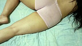 Latina Milf Gets Touched Intensely By Boyfriend In Bedroom.