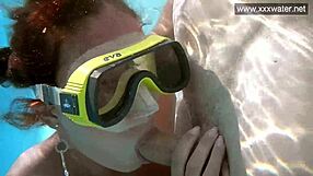 minnie manga gives intense underwater blowjob in jacuzzi