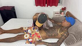 Delicious sex with a machine on her vagina