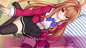 Wow, bukkake in this hentai game!