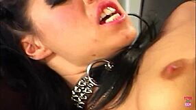 Seductive babe with big tits teases with dirty talk while man eats her pussy. She rides and fingers in hardcore session.