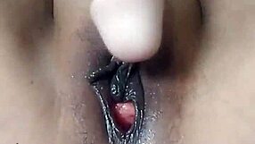 pornstar poosoo plays again with wild dildo