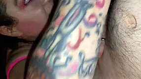 Mrnmrsfucks4u features a fat bbw getting a blowjob before bending over for doggystyle.