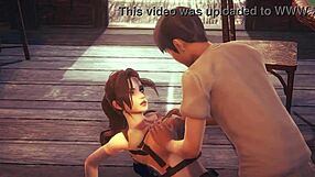 lara croft says 'fuck me hard' in this hentai sex scene