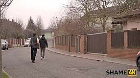 Shame4k Live Show with French Mature's Big Tits and Pantyhose Tease