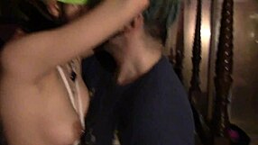 Italian Teen Shows Off Legs in Thong and Panties.