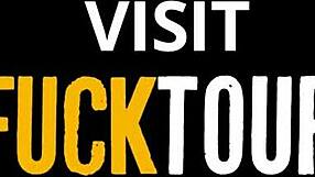 Tourist pins cute Colombian for throat fucking