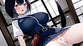 Japanese Policegirl Bent Over Sex