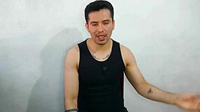 young guy sucks huge cock of best friend's uncle