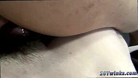 Subtle images of young twink with small cock enjoying bareback sex with mature teen boy