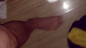 Giving Intense Treatment to Wife in Doggystyle, Bent Over with Ass Close-Up