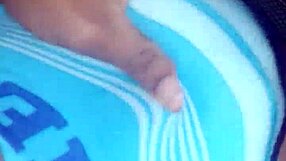 Guy takes off underwear to show his dick